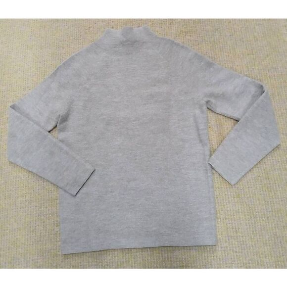 Cos womens small beige boiled wool mockneck sweater - Picture 2 of 5